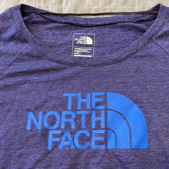 The North Face 3/4 Sleeve Top, T-Shirt, Logo, Blue, Size S - Picture 4 of 7